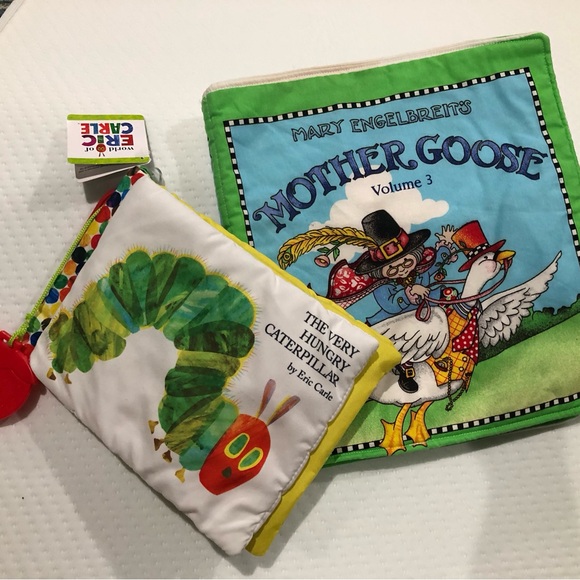 Mary Engelbreit Other - Mother Goose and the very hungry caterpillar fabric books